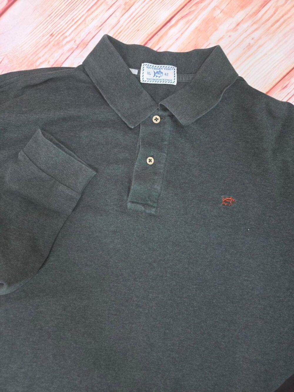Southern Tide Mens Long Sleeve Skipjack Polo Size XL